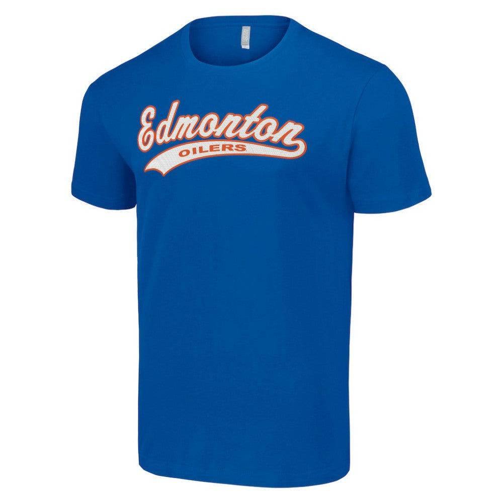 Edmonton Oilers Starter Tailsweep T-Shirt Royal