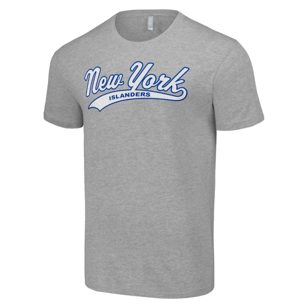 New York Islanders Starter Tailsweep T-Shirt Heather Gray