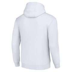 Columbus Blue Jackets Starter Tailsweep Fleece Tri-Blend Pullover Hoodie White