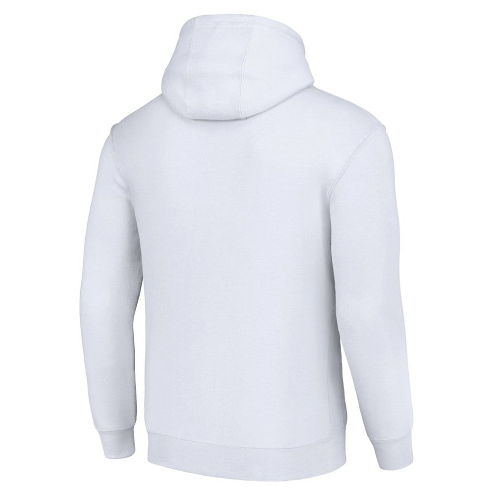 New York Islanders Starter Tailsweep Fleece Tri-Blend Pullover Hoodie White