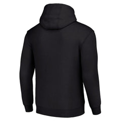 Chicago Blackhawks Starter Tailsweep Fleece Tri-Blend Pullover Hoodie Black