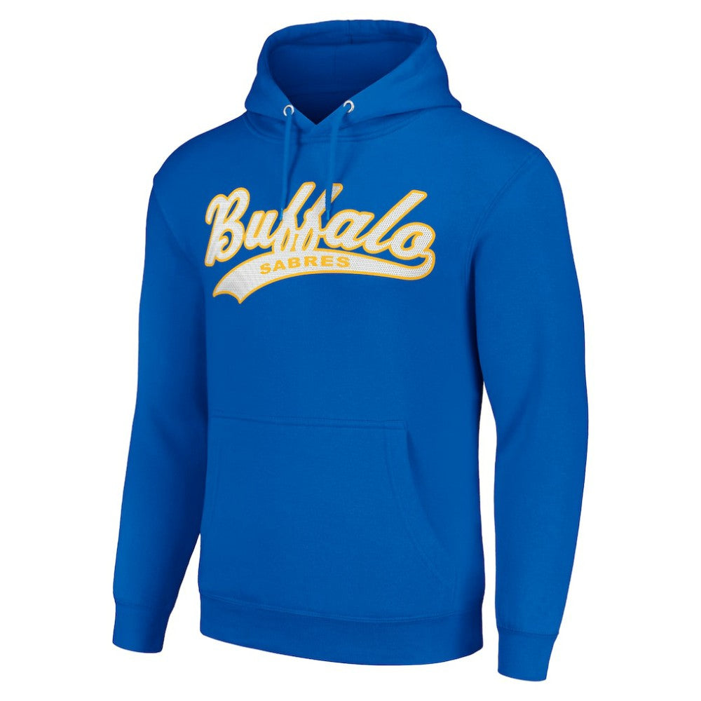 Buffalo Sabres Starter Tailsweep Fleece Tri-Blend Pullover Hoodie Royal