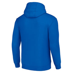 New York Rangers Starter Tailsweep Fleece Tri-Blend Pullover Hoodie Blue