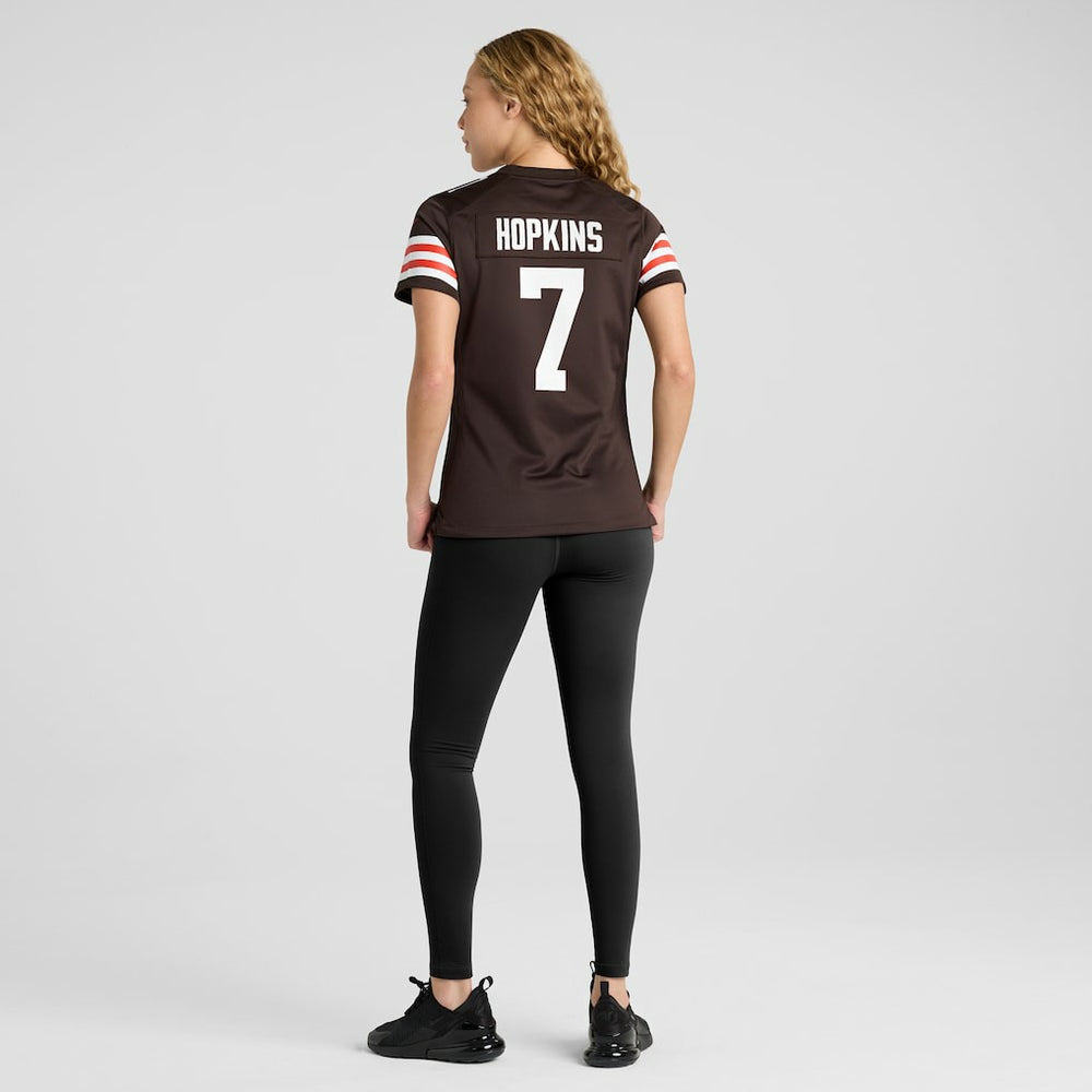 Dustin Hopkins Cleveland Browns Women's Team Game Jersey - Brown