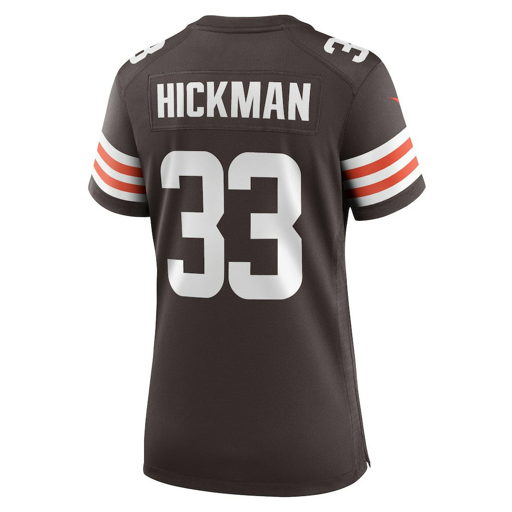 Ronnie Hickman Cleveland Browns Women's Team Game Jersey - Brown