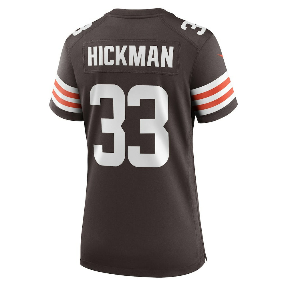 Ronnie Hickman Cleveland Browns Women's Team Game Jersey - Brown