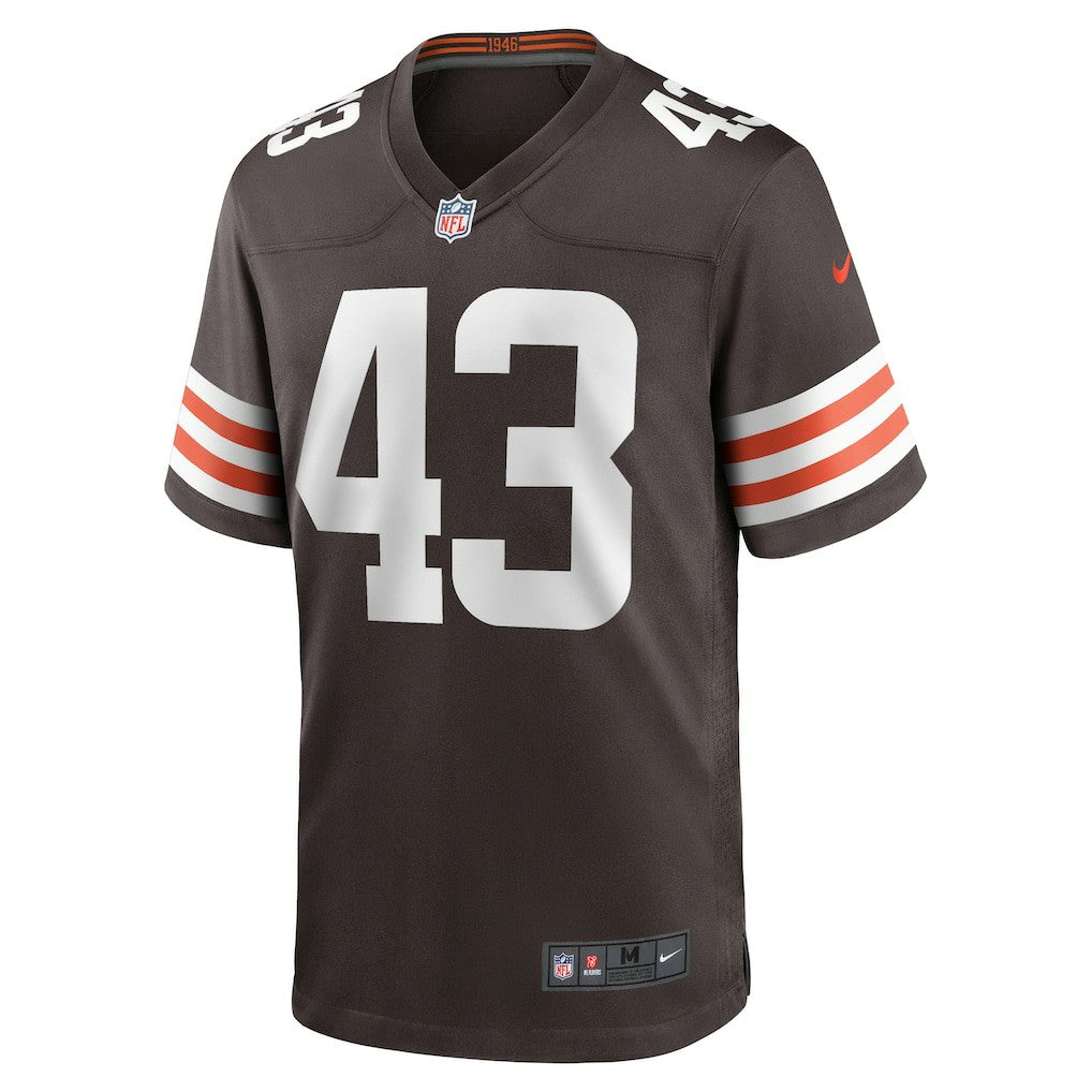 Mohamoud Diabate Cleveland Browns Team Game Jersey - Brown