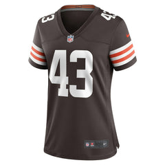 Mohamoud Diabate Cleveland Browns Women's Team Game Jersey - Brown
