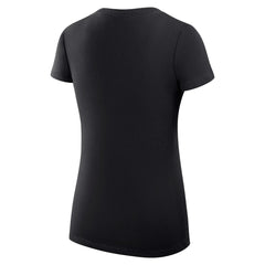 Cincinnati Reds G-III 4Her by Carl Banks Women's Super-Slim Fit Lightweight City Graphic V-Neck T-Shirt Black