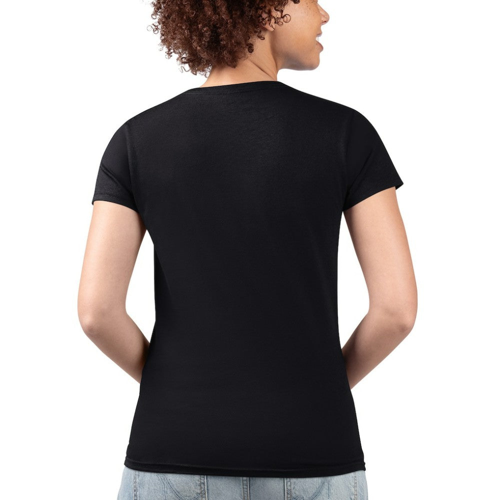 Pittsburgh Pirates G-III 4Her by Carl Banks Women's Super-Slim Fit Lightweight City Graphic V-Neck T-Shirt Black