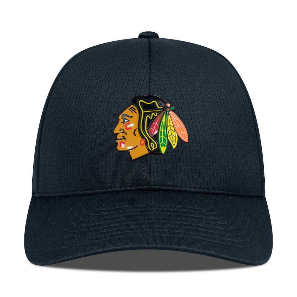 Chicago Blackhawks Levelwear Zephyr Adjustable Hat Black