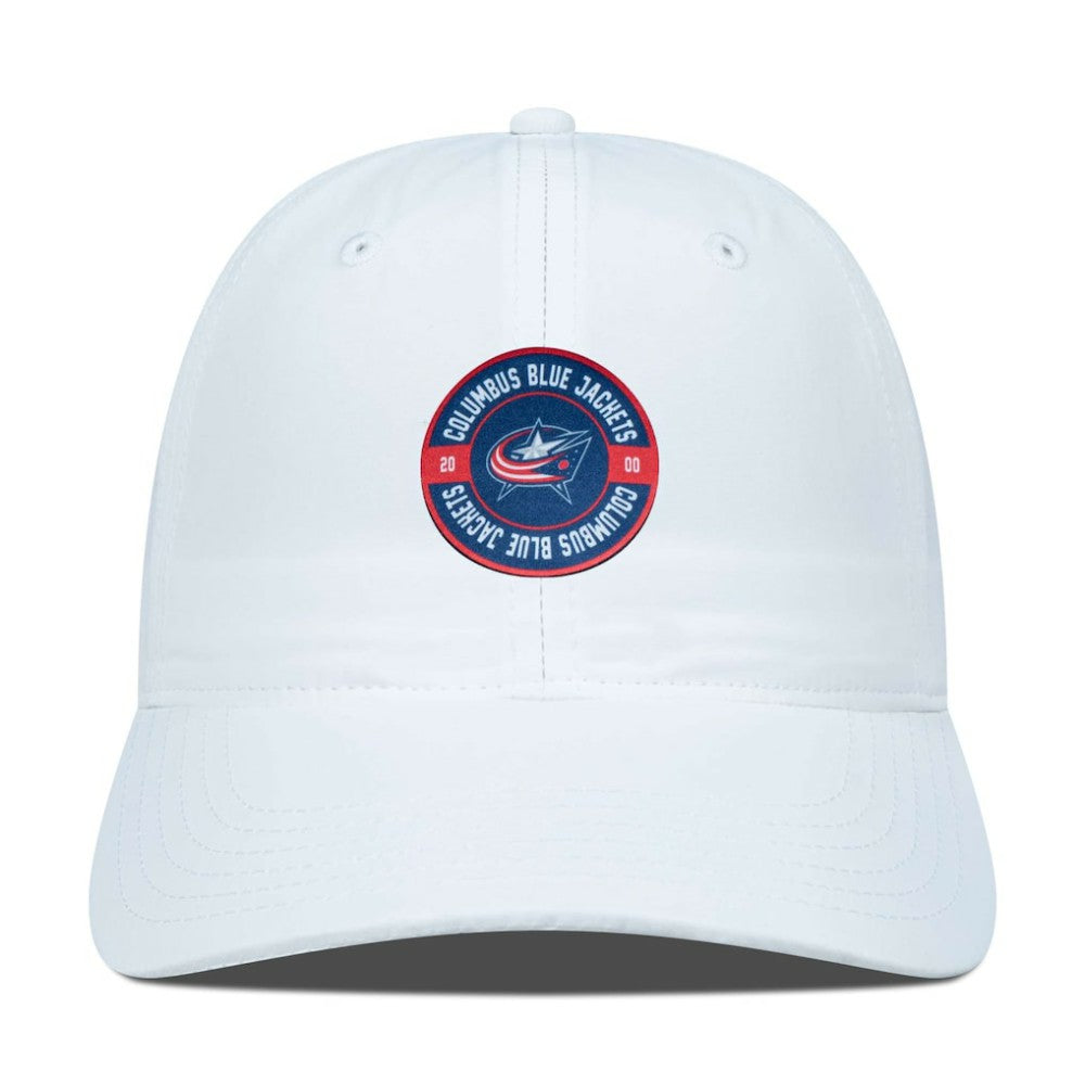 Columbus Blue Jackets Levelwear Women's Haven Adjustable Hat White