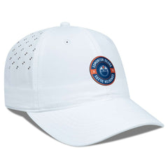 Edmonton Oilers Levelwear Women's Haven Adjustable Hat White