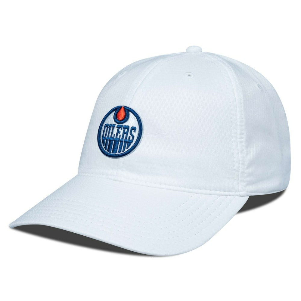 Edmonton Oilers Levelwear Matrix Adjustable Hat White