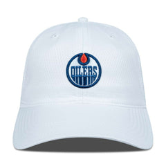 Edmonton Oilers Levelwear Matrix Adjustable Hat White