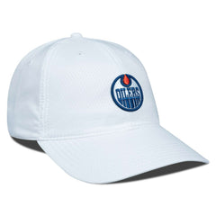 Edmonton Oilers Levelwear Matrix Adjustable Hat White
