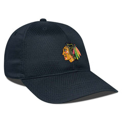 Chicago Blackhawks Levelwear Matrix Adjustable Hat Black