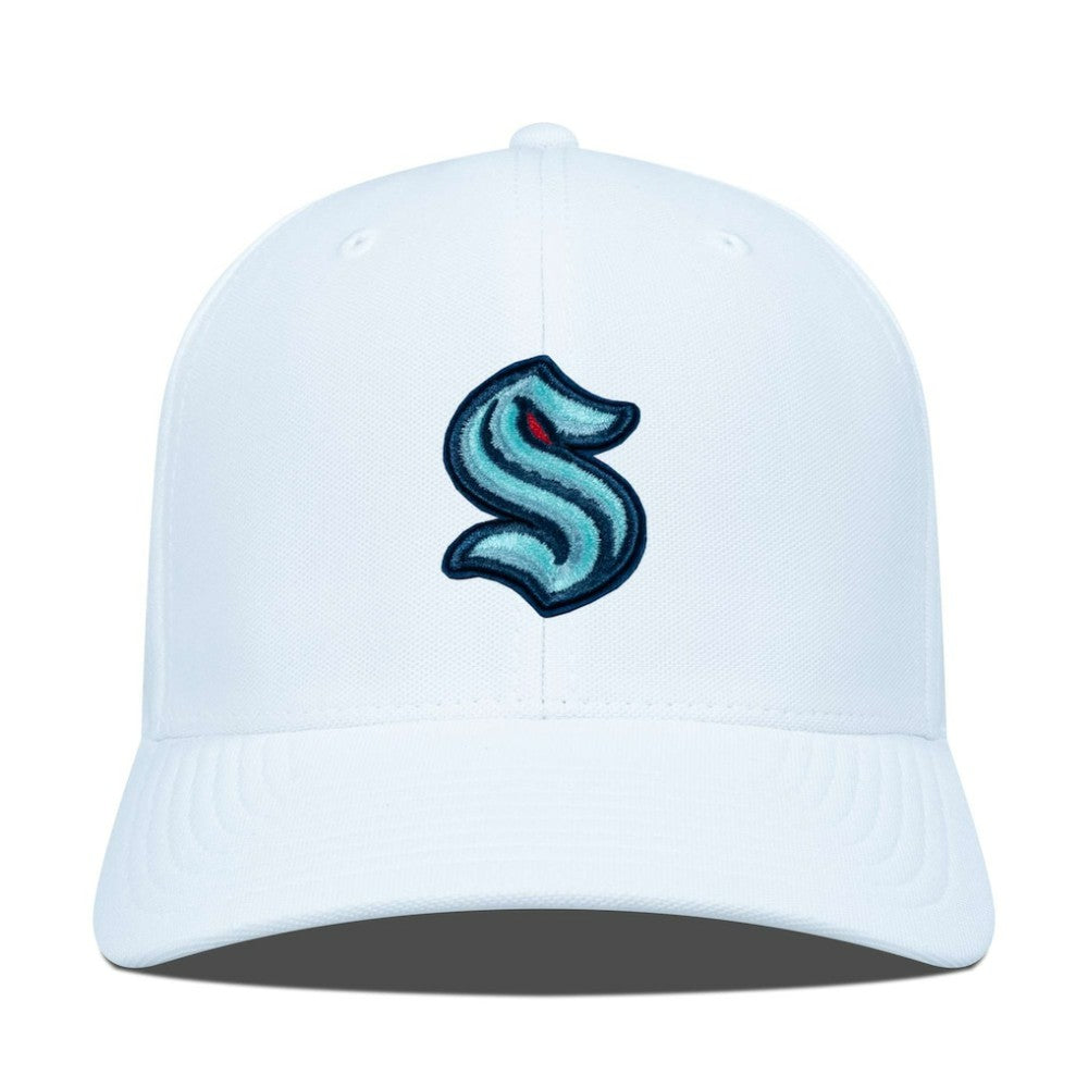 Seattle Kraken Levelwear Fusion Lefty Cap White