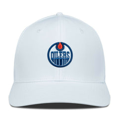 Edmonton Oilers Levelwear Rise Flex Hat White