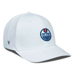 Edmonton Oilers Levelwear Rise Flex Hat White