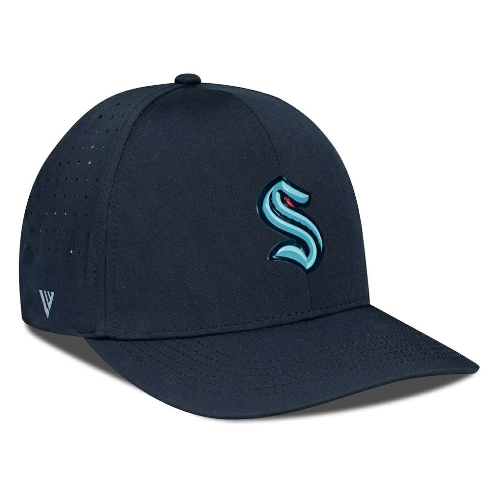Seattle Kraken Levelwear Zeta Flex Hat Black