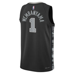 Victor Wembanyama San Antonio Spurs Jordan Brand Youth Swingman Jersey - Statement Edition - Black sale