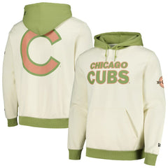 Chicago Cubs Color Pop Pullover Hoodie Cream/Green | New Era