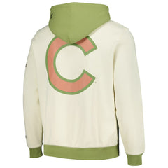 Chicago Cubs Color Pop Pullover Hoodie Cream/Green | New Era