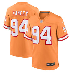 Calijah Kancey Tampa Bay Buccaneers Alternate Game Jersey - Orange