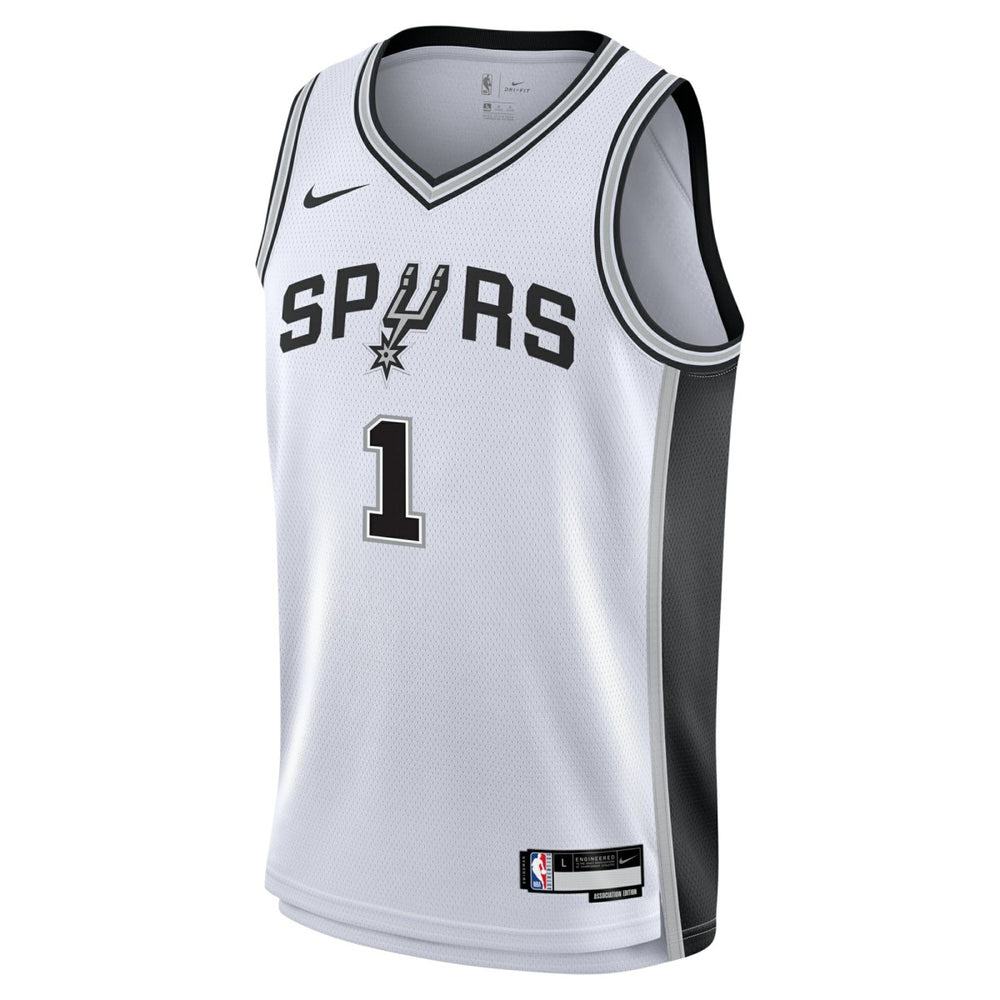 Victor Wembanyama San Antonio Spurs Youth Swingman Jersey - Association Edition - White