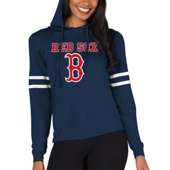 Boston Red Sox Concepts Sport Women's Marathon Lightweight Lounge Pullover Hoodie Navy