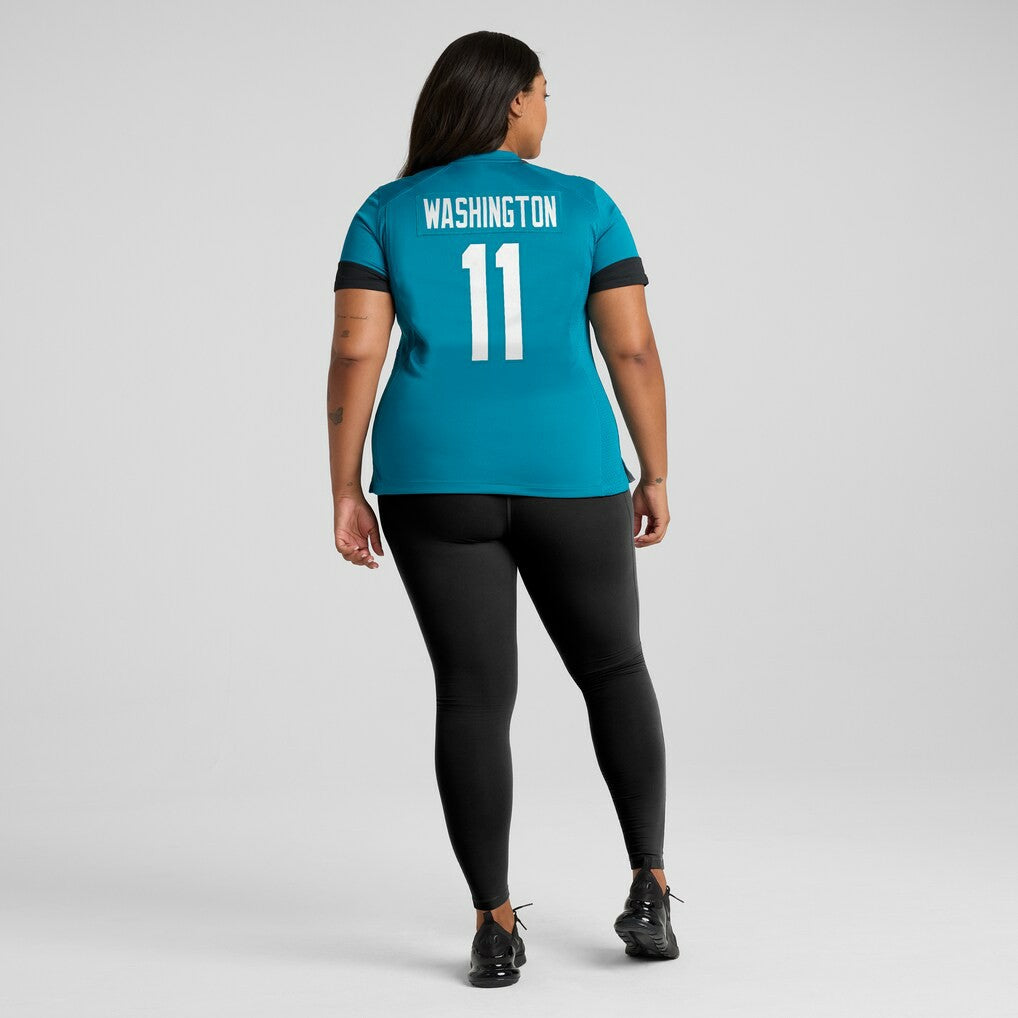 Parker Washington Jacksonville Jaguars Women's Team Game Jersey - Teal
