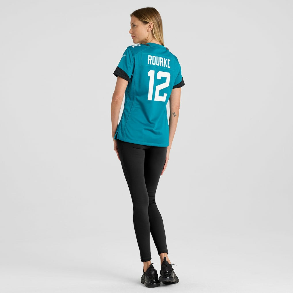 Nathan Rourke Jacksonville Jaguars Women's Team Game Jersey - Teal
