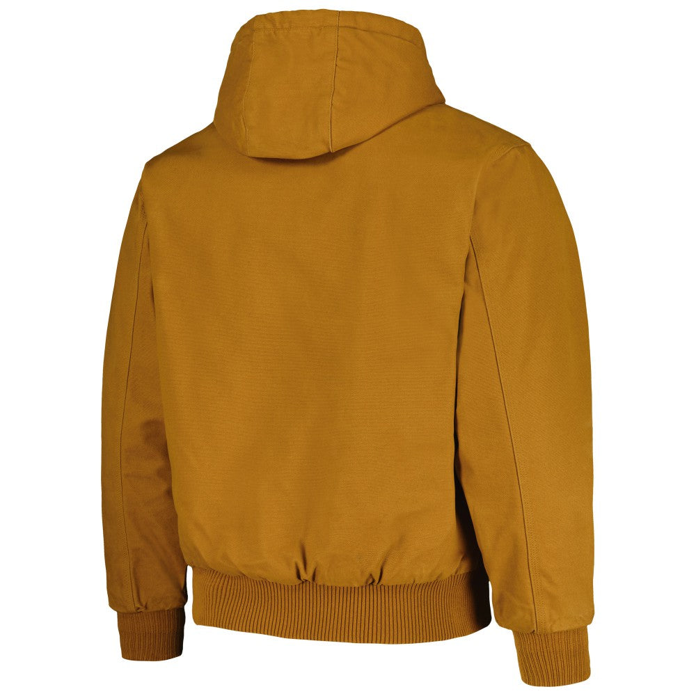 Cincinnati Reds Dunbrooke Dakota Work Full-Zip Hoodie Jacket Brown
