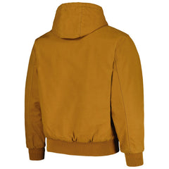 Cincinnati Reds Dunbrooke Dakota Work Full-Zip Hoodie Jacket Brown