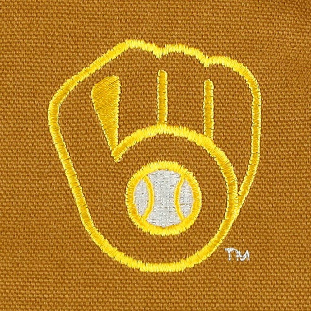 Milwaukee Brewers Dunbrooke Dakota Work Full-Zip Hoodie Jacket Brown
