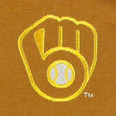 Milwaukee Brewers Dunbrooke Dakota Work Full-Zip Hoodie Jacket Brown