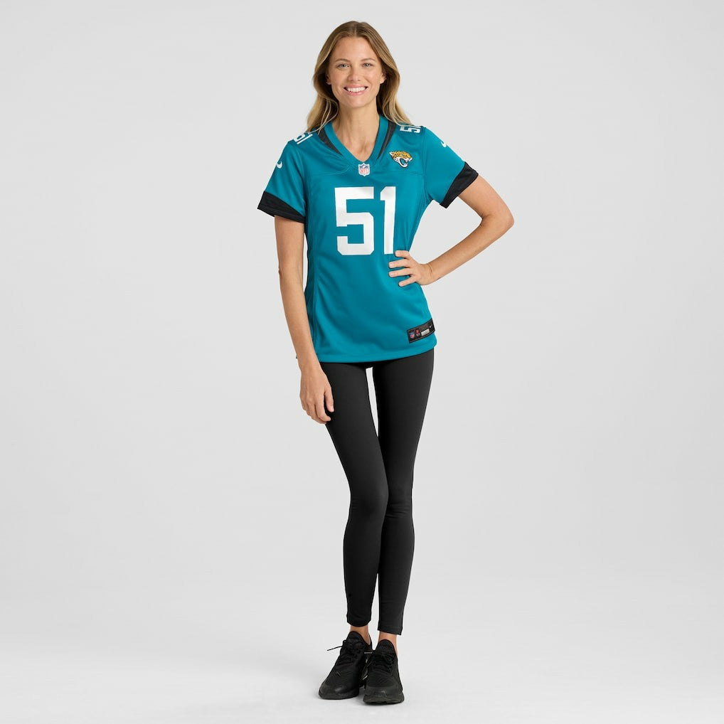 Ventrell Miller Jacksonville Jaguars Women's Game Jersey - Teal