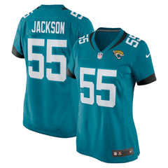Dequan Jackson Jacksonville Jaguars Women's Game Jersey - Teal