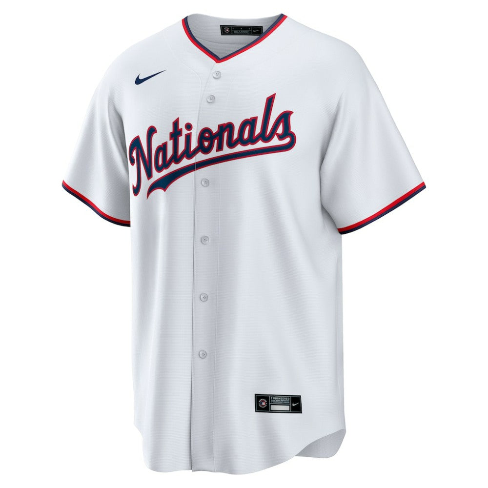 CJ Abrams Washington Nationals Youth Home Replica Player Jersey - White