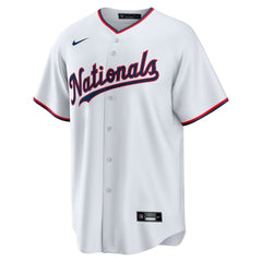 CJ Abrams Washington Nationals Youth Home Replica Player Jersey - White
