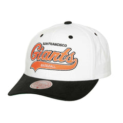 San Francisco Giants Cooperstown Collection Tail Sweep Pro Snapback Hat White | Mitchell & Ness