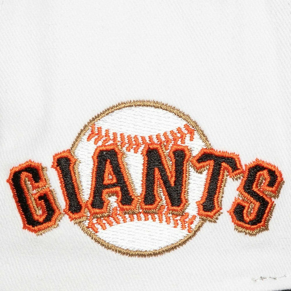San Francisco Giants Cooperstown Collection Tail Sweep Pro Snapback Hat White | Mitchell & Ness