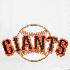 San Francisco Giants Cooperstown Collection Tail Sweep Pro Snapback Hat White | Mitchell & Ness