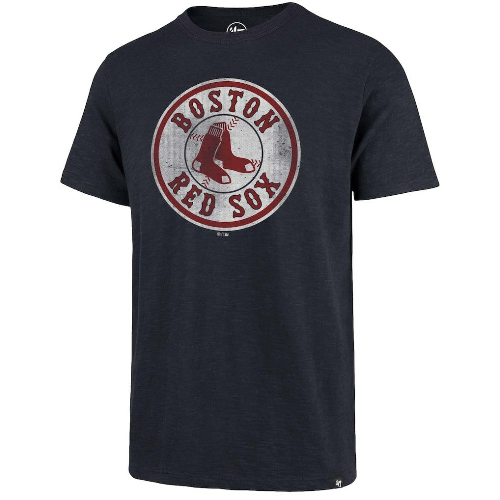 Boston Red Sox Circle Logo Scrum T-Shirt Navy | 47 brand