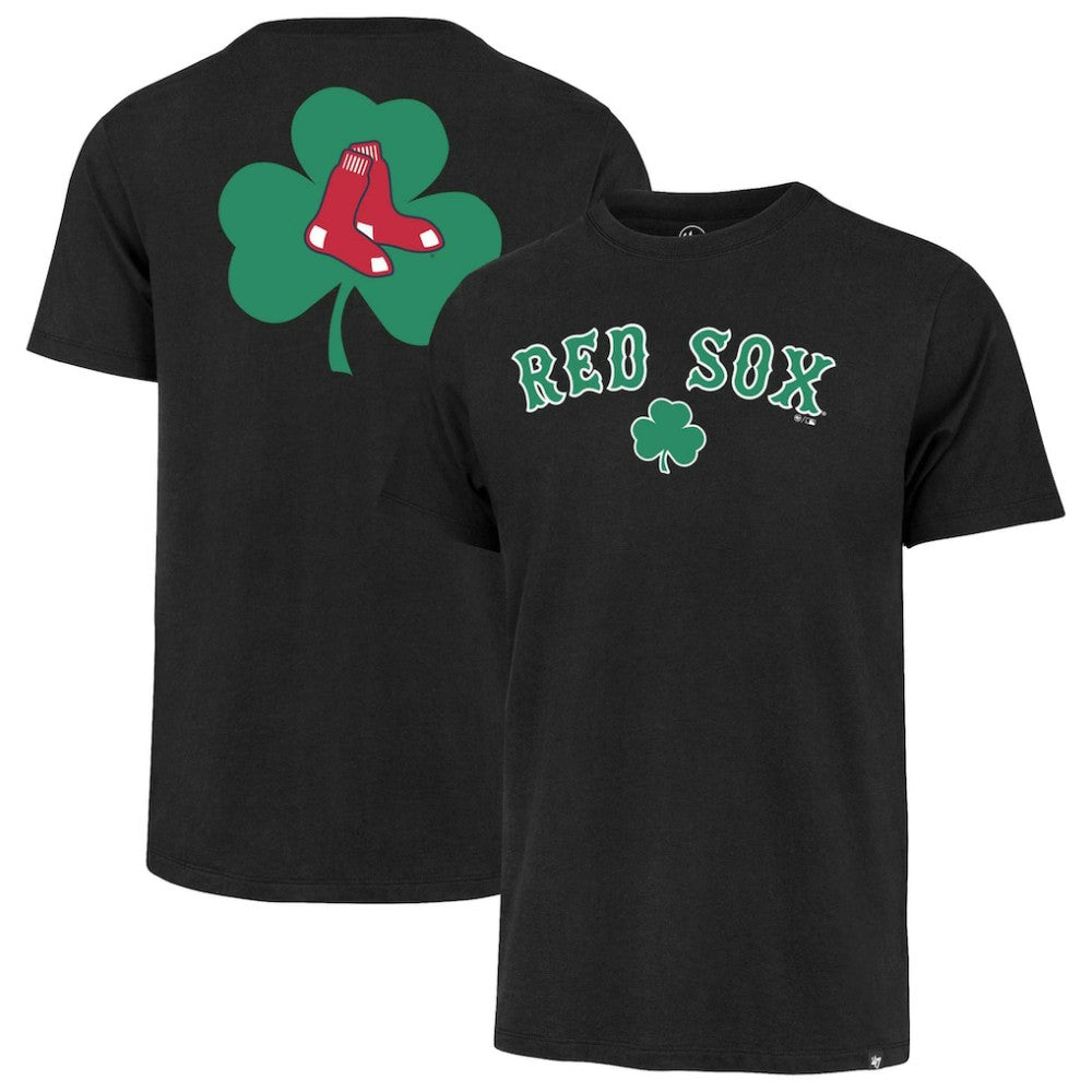 Boston Red Sox Two-Sided Shamrock T-Shirt Black | 47 brand
