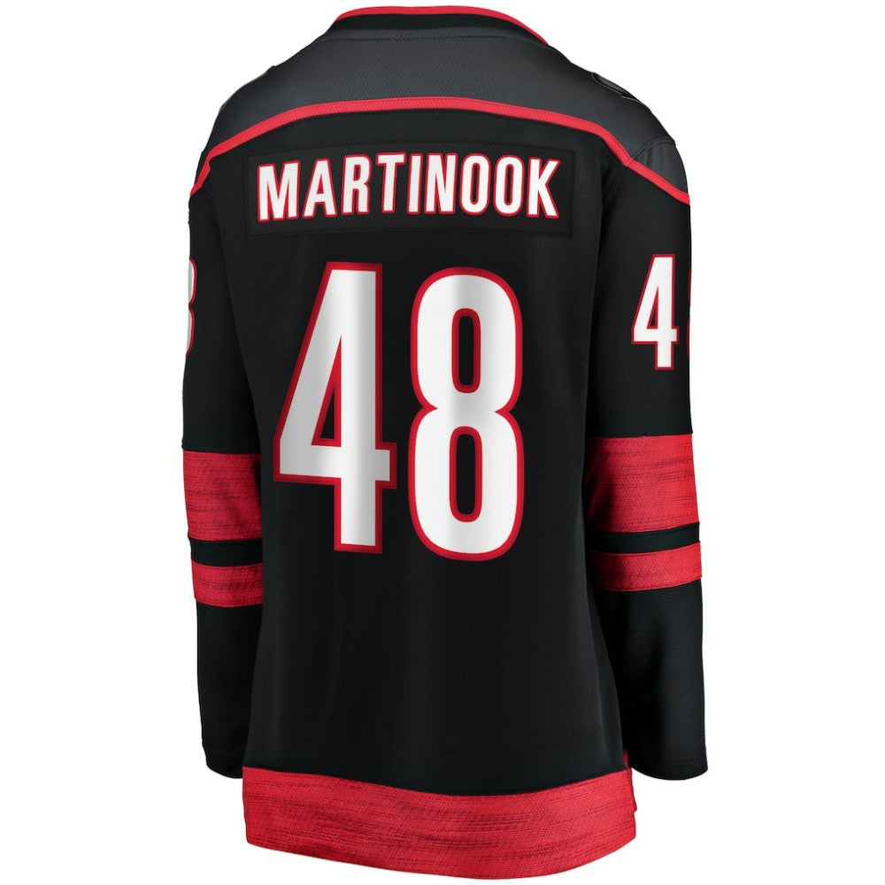 Jordan Martinook Carolina Hurricanes Fanatics Women's Home Breakaway Player Jersey Black