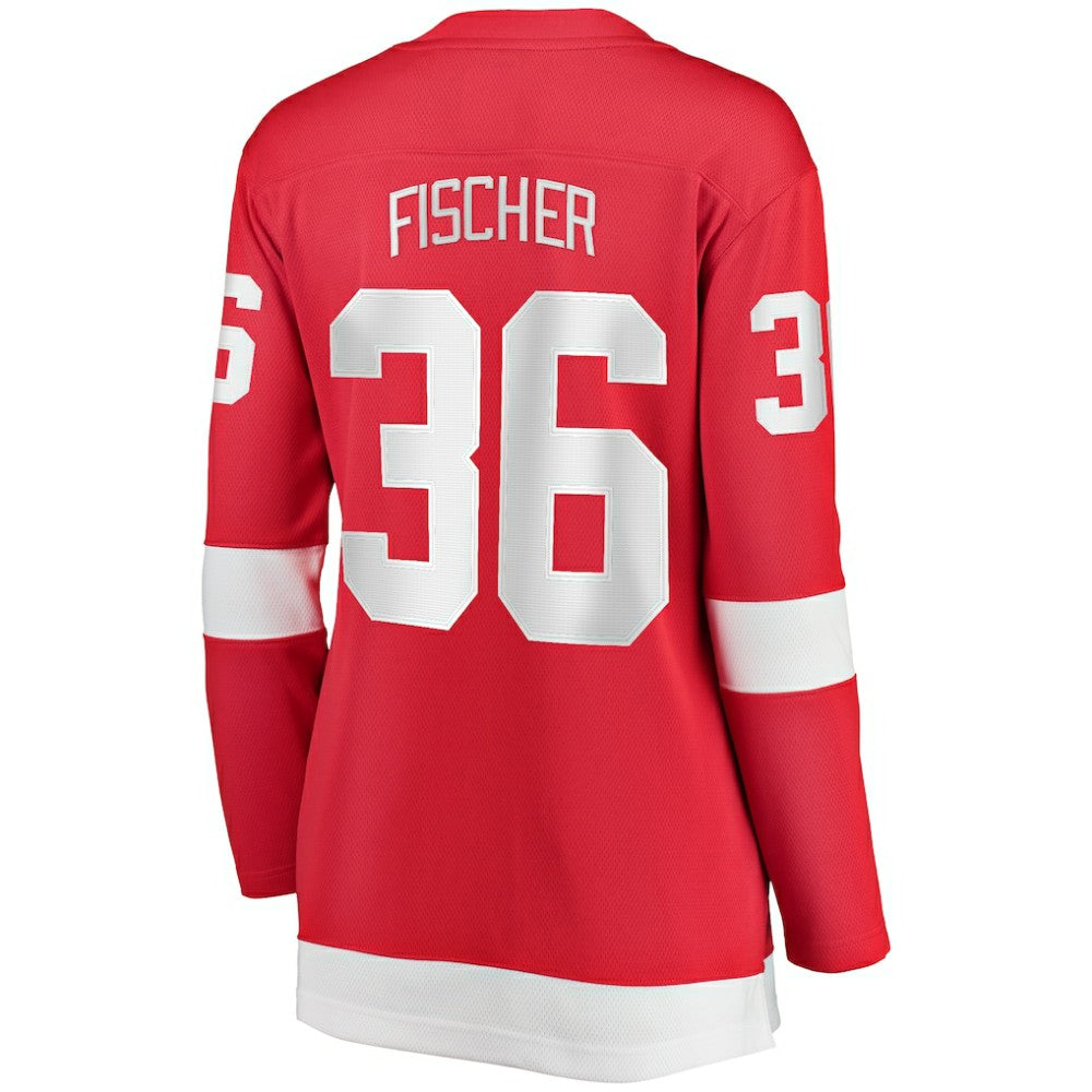Christian Fischer Detroit Red Wings Fanatics Women's Home Breakaway Player Jersey Red