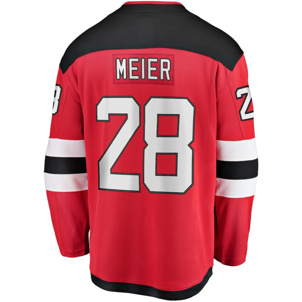 Timo Meier New Jersey Devils Fanatics Home Breakaway Jersey Red