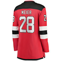 Timo Meier New Jersey Devils Fanatics Women's Home Breakaway Player Jersey Red